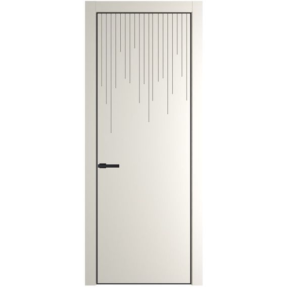 Межкомнатная дверь 8PA перламутр белый глухая