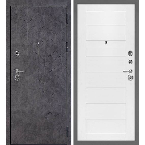Входная дверь Тетра-126 панель сборная белоснежная