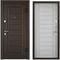Фото входная cтальная дверь Torex Delta 100 MP VDM-2 букле коричневый D6-13 ПВХ дуб белый матовый