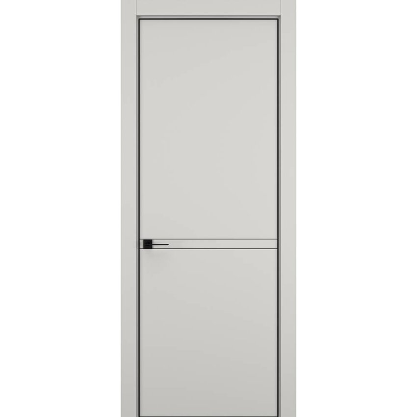 Фото межкомнатной двери керамик MN 3 слоновая кость глухая