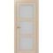 Межкомнатная дверь экошпон Турин 530.222 белёный дуб остеклённая