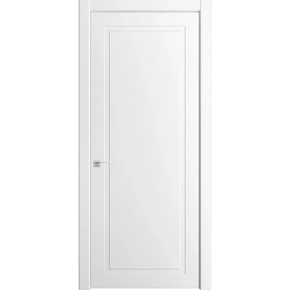 Фото межкомнатной двери эмаль Бипи 1 белая глухая