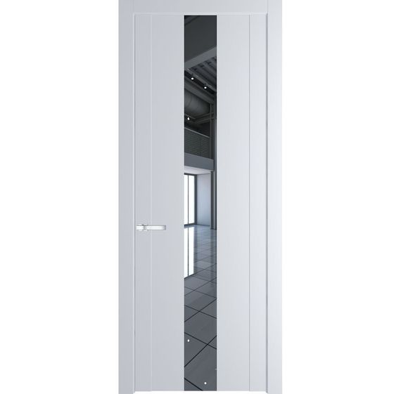 Межкомнатная дверь 1.9P вайт остеклённая