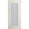 Межкомнатная дверь эмаль Версаль-Ф Лофт молочно-белая RAL 9010 со стеклом
