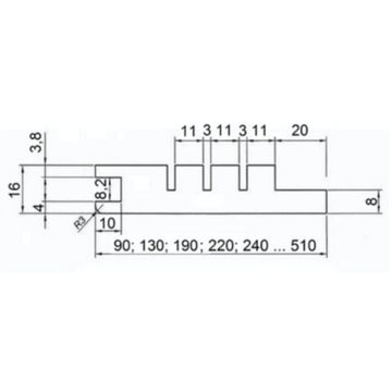 Добор массив дуба сращенного Viporte