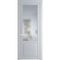 Межкомнатная дверь 1.2.2PD лайт грей остеклённая