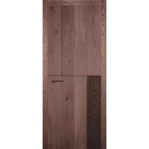 Фото межкомнатной двери массив дуба Легно 10 галифакс табак глухая