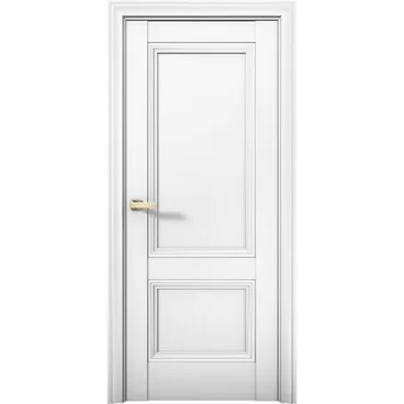 Межкомнатная дверь экошпон Кобальт 32 аляска глухая