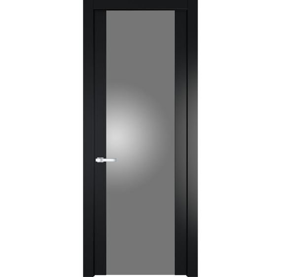 Межкомнатная дверь 1.7P блэк остеклённая