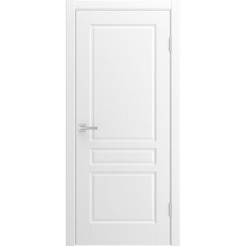 Межкомнатная дверь Бриз белая эмаль RAL 9016 глухая