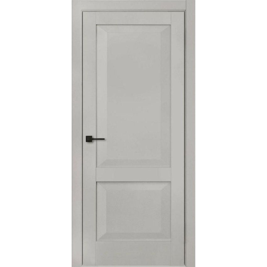 Межкомнатная дверь экошпон ДП-2 gray silk глухая