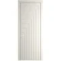 Межкомнатная дверь 10PA перламутр белый глухая
