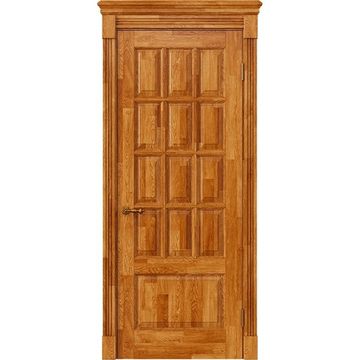 Межкомнатная дверь массив дуба Alvero Анна дуб натуральный патина глухая