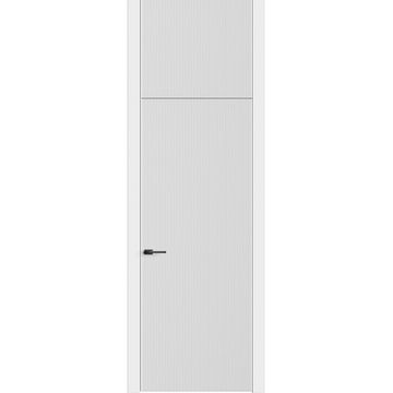 Межкомнатная дверь с фальшфрамугой эмаль Ofram Линнея 1 белый