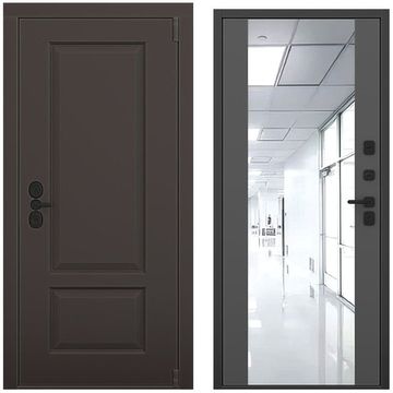 Входная дверь Шэбби амаретто силк панель зеркало Maxi