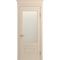Межкомнатная дверь массив бука Viporte Неаполь ваниль остеклённая