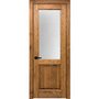 Фото межкомнатной двери массив сосны Дверцов Ливорно венге остеклённая