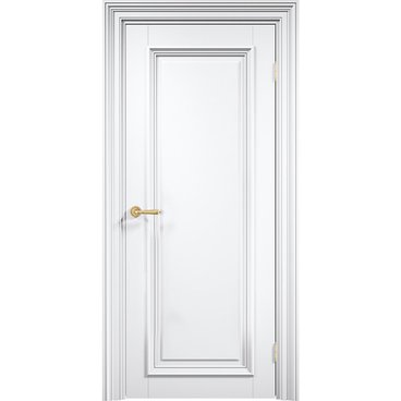 Межкомнатная дверь эмаль Дверцов Болонья 1 RAL 9003 глухая
