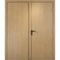 Дверь противопожарная деревянная двупольная ПВХ EI30 дуб