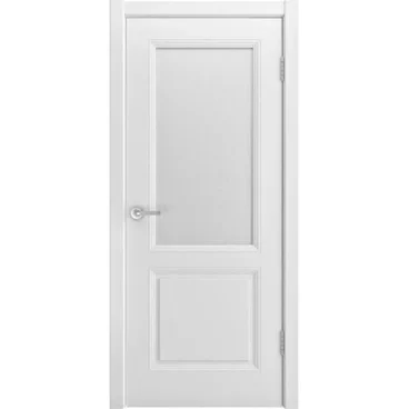 Межкомнатная дверь эмаль Belini 222 белая со стеклом