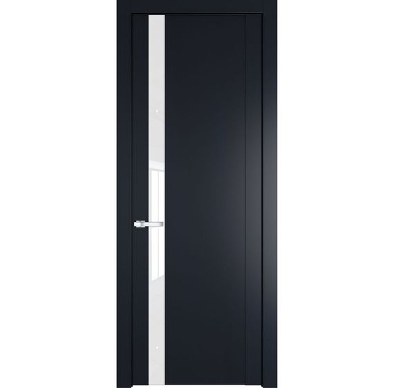 Межкомнатная дверь 1.2P нэви блу остеклённая