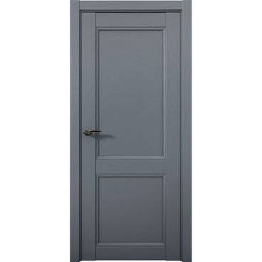 Межкомнатная дверь экошпон Кобальт 25.1 антрацит глухая