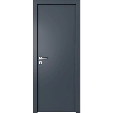 Звукоизоляционная дверь DG-600 ПЭТ графит 42 дб AL кромка авто порог