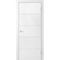 Фото межкомнатной двери эмаль Текона Смальта-Лайн 03U белая RAL 9003 глухая