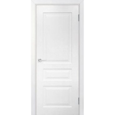 Межкомнатная дверь эмаль Текона Смальта-Лайн 05 белая RAL 9003 глухая