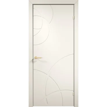 Межкомнатная дверь эмаль Дверцов Тиволи 3 RAL 9010 глухая