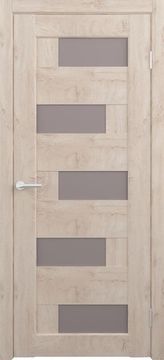 Межкомнатная дверь CPL Гавана дуб золотистый стекло бронзовое