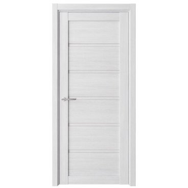 Межкомнатная дверь Вена эко-шпон кедр снежный глухая