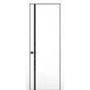 Фото межкомнатной двери керамик MN 5 снежный стекло чёрное