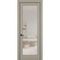 Фото межкомнатной двери керамик NC 8 бежевый остеклённая