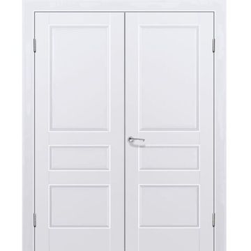 Двустворчатая распашная дверь Кобальт 27 магнолия глухая