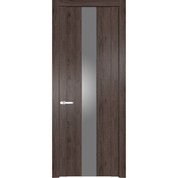 Межкомнатная дверь 1.9N дуб тобакко остеклённая