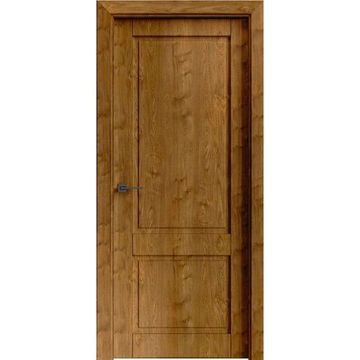 Межкомнатная дверь экошпон Сицилия 90001 орех светлый глухая