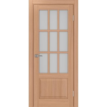 Межкомнатная дверь Тоскана 642.2221 ясень тёмный со стеклом