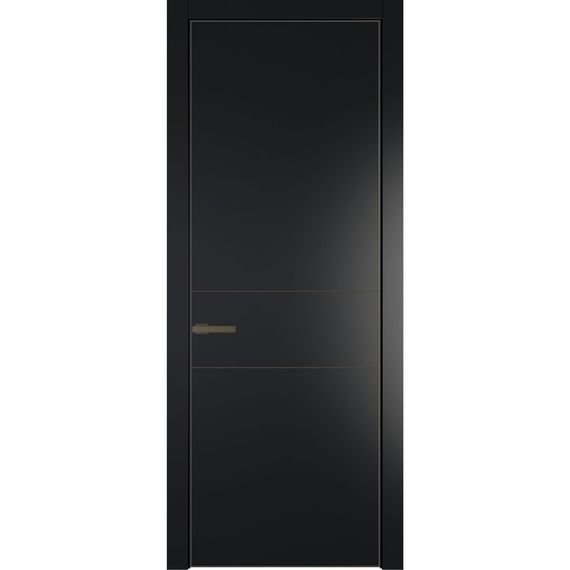 Межкомнатная дверь 14PA блэк глухая