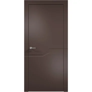 Межкомнатная дверь эмаль Дверцов Тиволи 5 RAL 8014 глухая