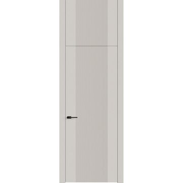 Межкомнатная дверь с фальшфрамугой эмаль Ofram Линнея 3 латте