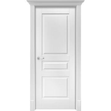 Межкомнатная дверь эмаль Ofram Прайм белая глухая