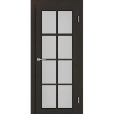 Межкомнатная дверь экошпон Турин 541.2222 венге остеклённая
