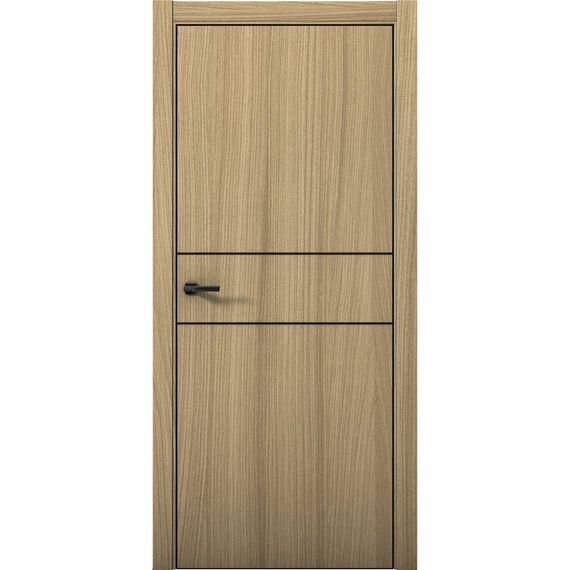 Межкомнатная дверь Плутоний 3 дуб светлый глухая