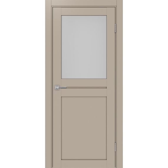 Фото двери из экошпона Турин 520.211 мокко остеклённая