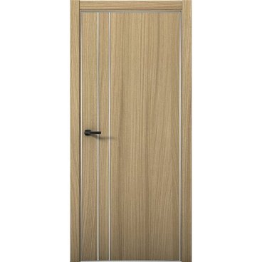 Межкомнатная дверь Плутоний 4 дуб светлый глухая
