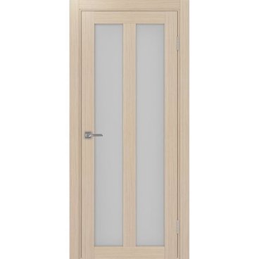 Межкомнатная дверь экошпон Турин 521.22 белёный дуб остеклённая