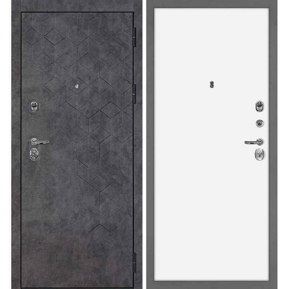 Входная дверь Тетра-126 панель гладкая белая