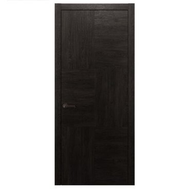 Межкомнатная дверь массив дуба Alvero Флэт-III винтаж глухая