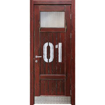 Межкомнатная дверь Лофт Огонь остеклённая